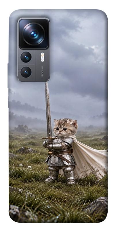 Чехол itsPrint Knight kitten для Xiaomi 12T / 12T Pro, мемы, купить оптом с доставкой