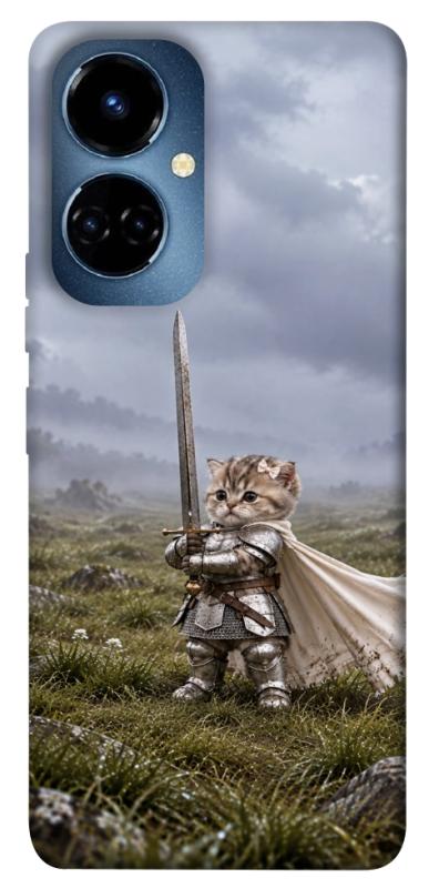 Чехол itsPrint Knight kitten для TECNO Camon 19 (CI6n) / 19 Pro (CI8n), мемы, купить оптом с доставкой