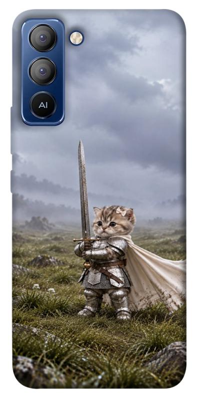 Чехол itsPrint Knight kitten для TECNO Pop 5 LTE, мемы, купить оптом с доставкой