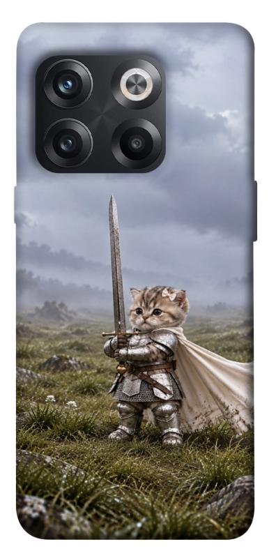 Чехол itsPrint Knight kitten для OnePlus 10T, мемы, купить оптом с доставкой
