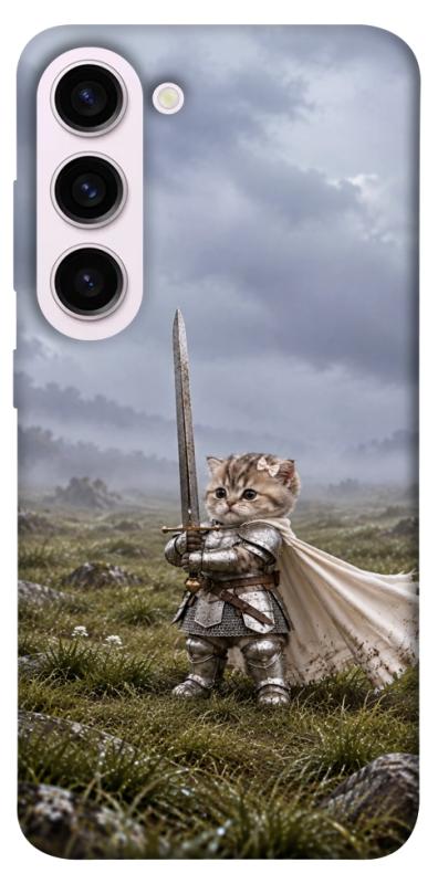 Чохол itsPrint Knight kitten для Samsung Galaxy S23+, меми, купити оптом з доставкою