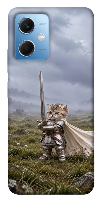 Чехол itsPrint Knight kitten для Xiaomi Redmi Note 12 5G, мемы, купить оптом с доставкой