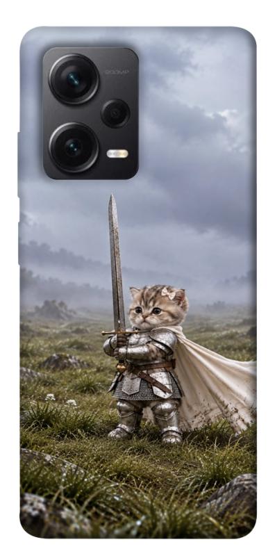 Чохол itsPrint Knight kitten для Xiaomi Redmi Note 12 Pro+ 5G, меми, купити оптом з доставкою