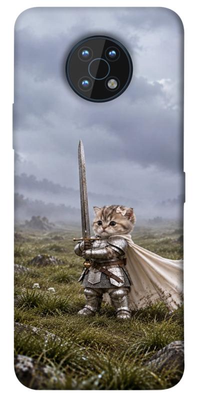 Чехол itsPrint Knight kitten для Nokia G50, мемы, купить оптом с доставкой