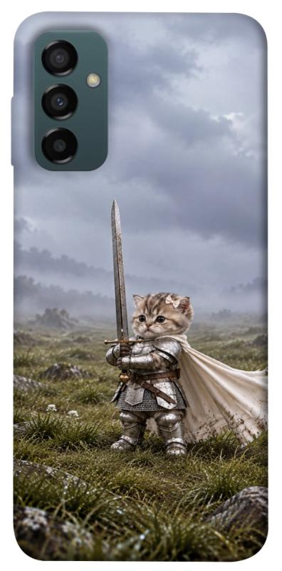 Чехол itsPrint Knight kitten для Samsung Galaxy M14 5G, мемы, купить оптом с доставкой