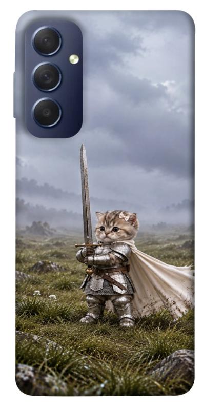 Чехол itsPrint Knight kitten для Samsung Galaxy M54 5G, мемы, купить оптом с доставкой