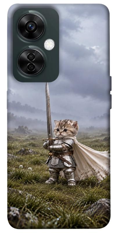 Чехол itsPrint Knight kitten для OnePlus Nord CE 3 Lite, мемы, купить оптом с доставкой