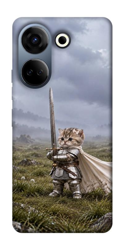 Чехол itsPrint Knight kitten для TECNO Camon 20 Pro (CK7n), мемы, купить оптом с доставкой