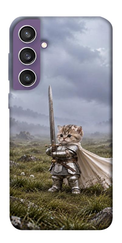Чехол itsPrint Knight kitten для Samsung Galaxy S23 FE, мемы, купить оптом с доставкой