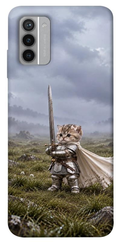 Чехол itsPrint Knight kitten для Nokia G42, мемы, купить оптом с доставкой
