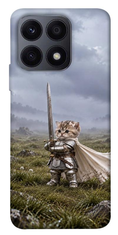 Чехол itsPrint Knight kitten для Huawei Honor X8a, мемы, купить оптом с доставкой