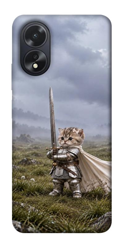 Чехол itsPrint Knight kitten для Oppo A38, мемы, купить оптом с доставкой
