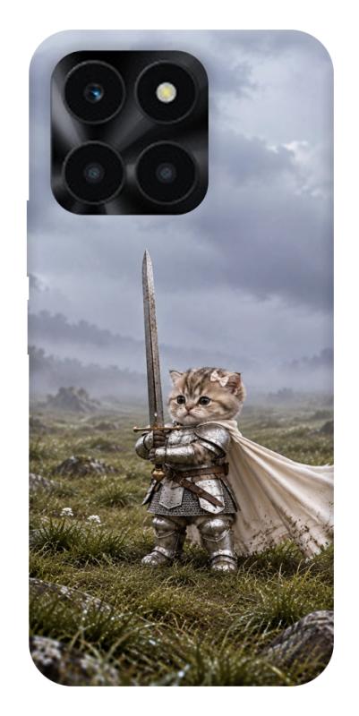 Чехол itsPrint Knight kitten для Huawei Honor X6a, мемы, купить оптом с доставкой
