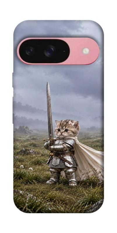 Чехол itsPrint Knight kitten для Google Pixel 9, мемы, купить оптом с доставкой