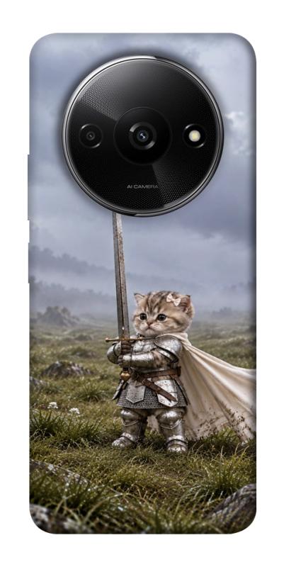 Чехол itsPrint Knight kitten для Xiaomi Redmi A3, мемы, купить оптом с доставкой