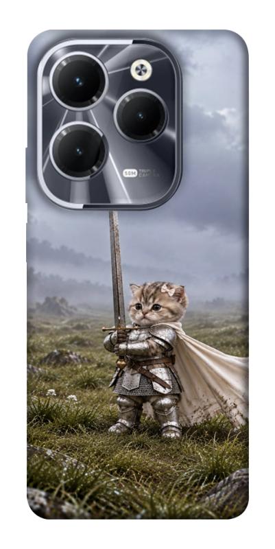 Чехол itsPrint Knight kitten для Infinix Hot 40, мемы, купить оптом с доставкой