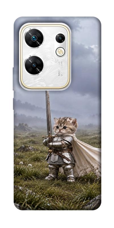 Чехол itsPrint Knight kitten для Infinix Zero 30 4G, мемы, купить оптом с доставкой