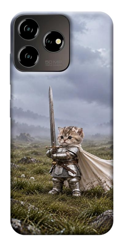 Чехол itsPrint Knight kitten для ZTE Blade V50 Desing 4G, мемы, купить оптом с доставкой