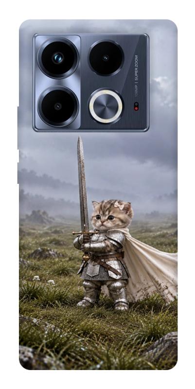 Чехол itsPrint Knight kitten для Infinix Note 40 4G, мемы, купить оптом с доставкой