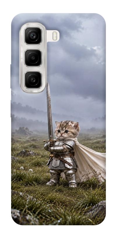 Чохол itsPrint Knight kitten для Infinix Hot 50 4G, меми, купити оптом з доставкою