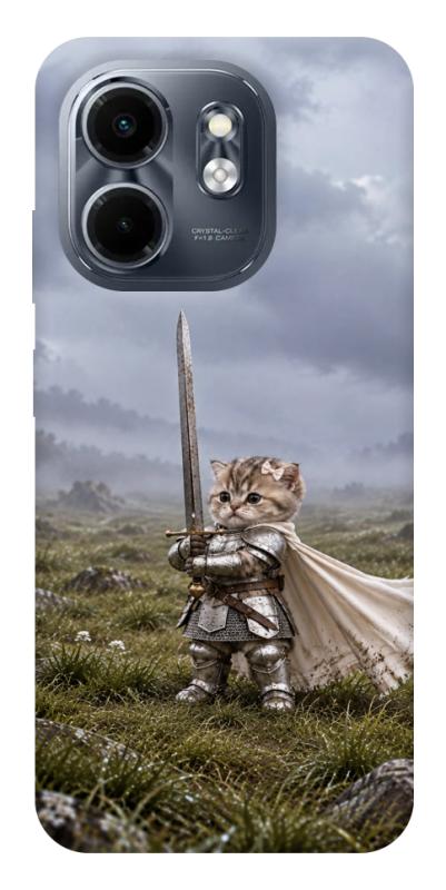 Чехол itsPrint Knight kitten для Infinix Smart 9 4G / Hot 50i, мемы, купить оптом с доставкой
