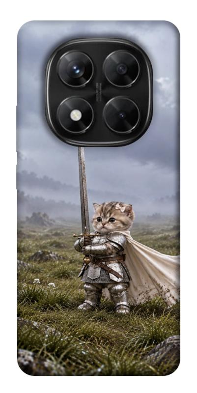 Чехол itsPrint Knight kitten для Xiaomi Redmi Note 14 Pro 5G, мемы, купить оптом с доставкой