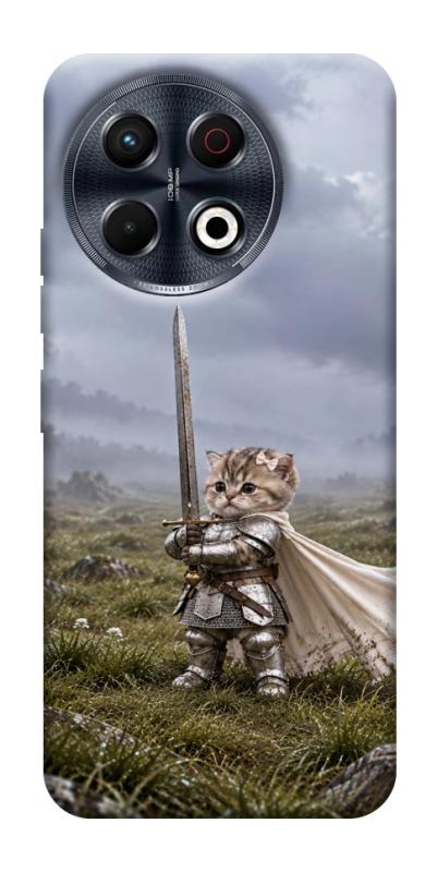 Чехол itsPrint Knight kitten для TECNO Spark 30 Pro (KL7), мемы, купить оптом с доставкой