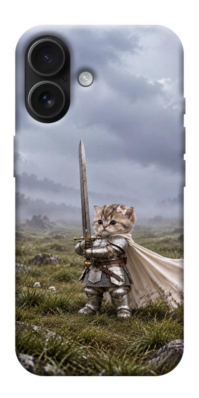 Чехол itsPrint Knight kitten для Apple iPhone 17 (6.3"), мемы, купить оптом с доставкой
