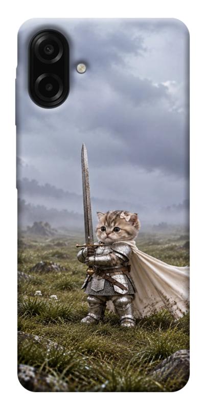 Чехол itsPrint Knight kitten для Samsung Galaxy A07, мемы, купить оптом с доставкой