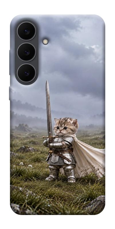 Чехол itsPrint Knight kitten для Samsung Galaxy S25 FE, мемы, купить оптом с доставкой