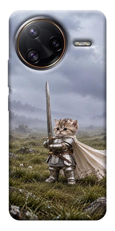 Чехол itsPrint Knight kitten для Xiaomi Poco F7, мемы, купить оптом с доставкой