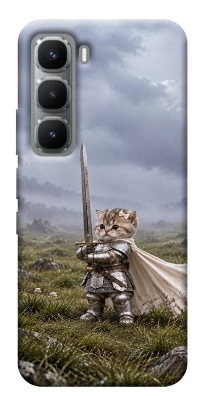 Чехол itsPrint Knight kitten для Infinix Hot 60 Pro, мемы, купить оптом с доставкой