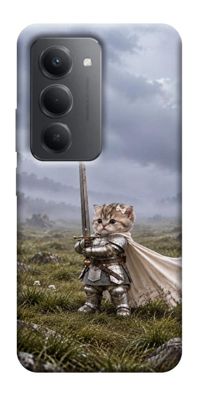 Чехол itsPrint Knight kitten для Xiaomi Redmi 15 4G (Global) / 5G, мемы, купить оптом с доставкой