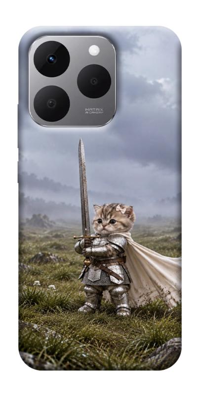 Чехол itsPrint Knight kitten для Realme 15T, мемы, купить оптом с доставкой