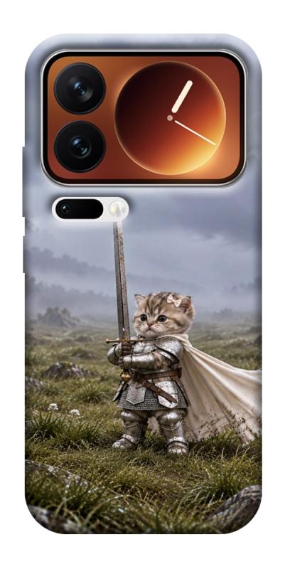 Чехол itsPrint Knight kitten для Xiaomi 17 Pro Max, мемы, купить оптом с доставкой