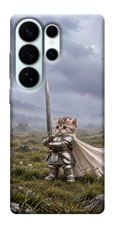 Чехол itsPrint Knight kitten для Samsung Galaxy S26 Ultra, мемы, купить оптом с доставкой