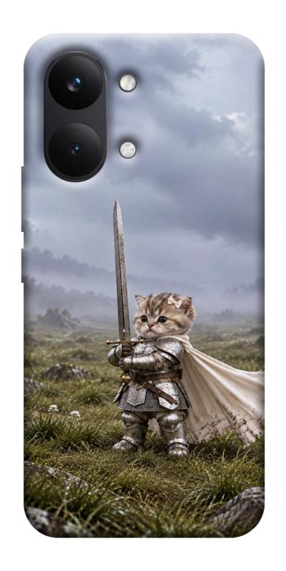 Чехол itsPrint Knight kitten для Xiaomi Poco X8 Pro Max, мемы, купить оптом с доставкой