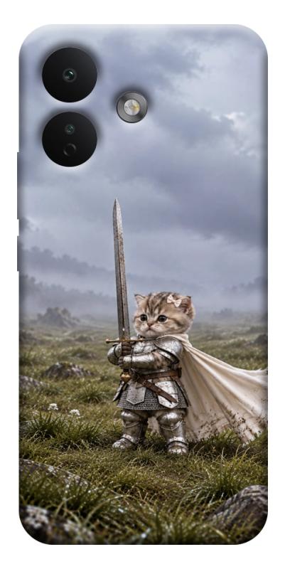 Чехол itsPrint Knight kitten для Xiaomi Redmi Note 17 Pro, мемы, купить оптом с доставкой