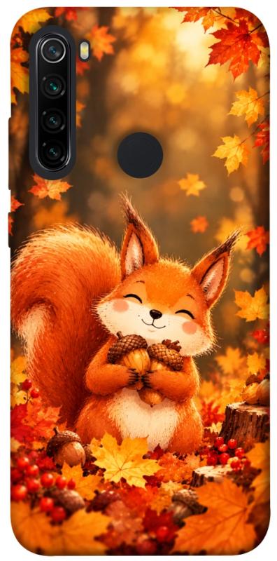 Чехол itsPrint Осіннє білченя для Xiaomi Redmi Note 8, животные, купить оптом с доставкой