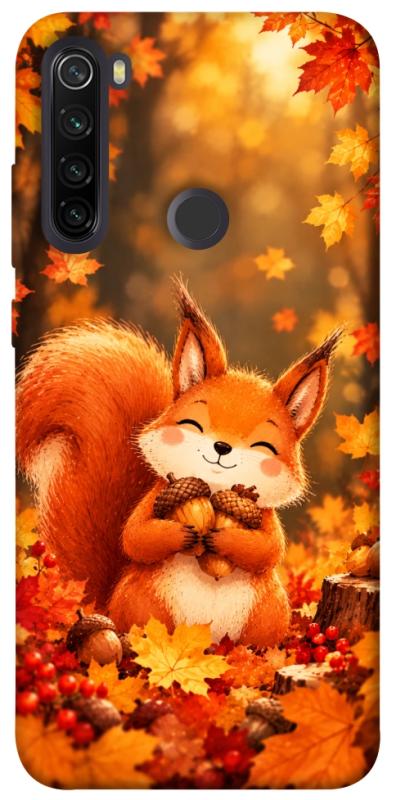 Чехол itsPrint Осіннє білченя для Xiaomi Redmi Note 8T, животные, купить оптом с доставкой