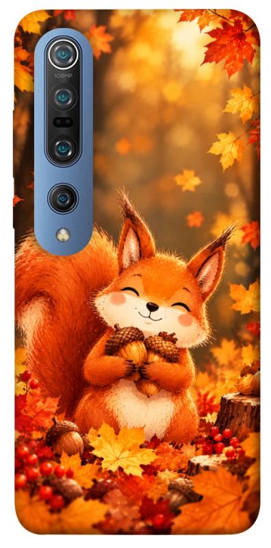 Чехол itsPrint Осіннє білченя для Xiaomi Mi 10 / Mi 10 Pro, животные, купить оптом с доставкой