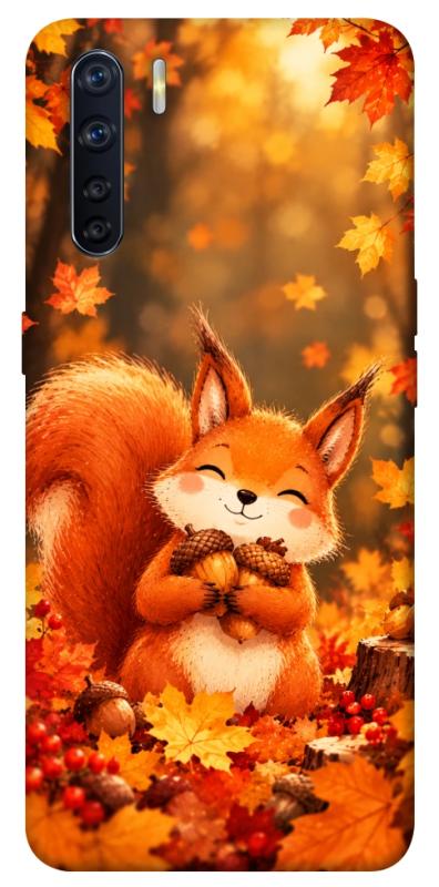 Чехол itsPrint Осіннє білченя для Oppo A91, животные, купить оптом с доставкой