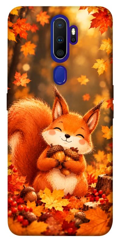 Чехол itsPrint Осіннє білченя для Oppo A5 (2020) / Oppo A9 (2020), животные, купить оптом с доставкой