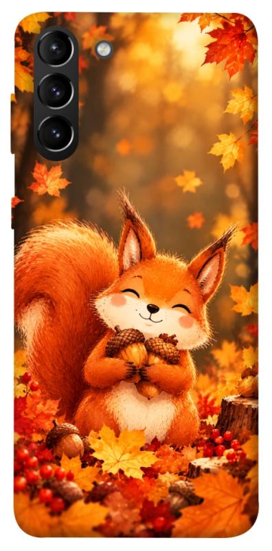Чехол itsPrint Осіннє білченя для Samsung Galaxy S21+, животные, купить оптом с доставкой
