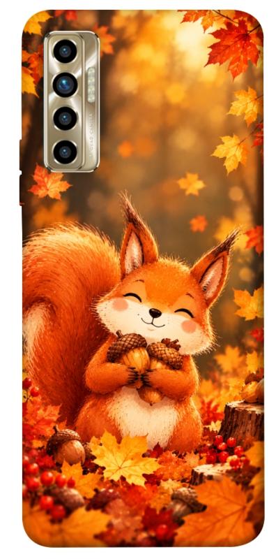 Чехол itsPrint Осіннє білченя для TECNO Camon 17P, животные, купить оптом с доставкой
