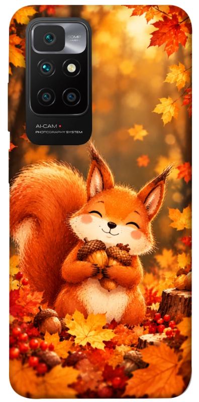 Чохол itsPrint Осіннє білченя для Xiaomi Redmi 10, тварини, купити оптом з доставкою