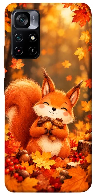 Чехол itsPrint Осіннє білченя для Xiaomi Poco M4 Pro 5G, животные, купить оптом с доставкой