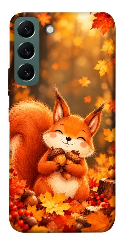 Чехол itsPrint Осіннє білченя для Samsung Galaxy S22, животные, купить оптом с доставкой