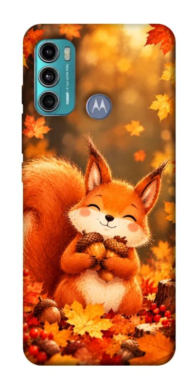 Чехол itsPrint Осіннє білченя для Motorola Moto G60, животные, купить оптом с доставкой
