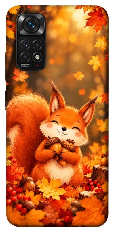 Чехол itsPrint Осіннє білченя для Xiaomi Redmi Note 11 (Global) / Note 11S, животные, купить оптом с доставкой